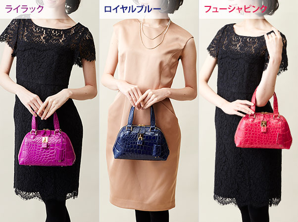 決算大特価企画　高級クロコダイル２ＷＡＹハンドバッグ8